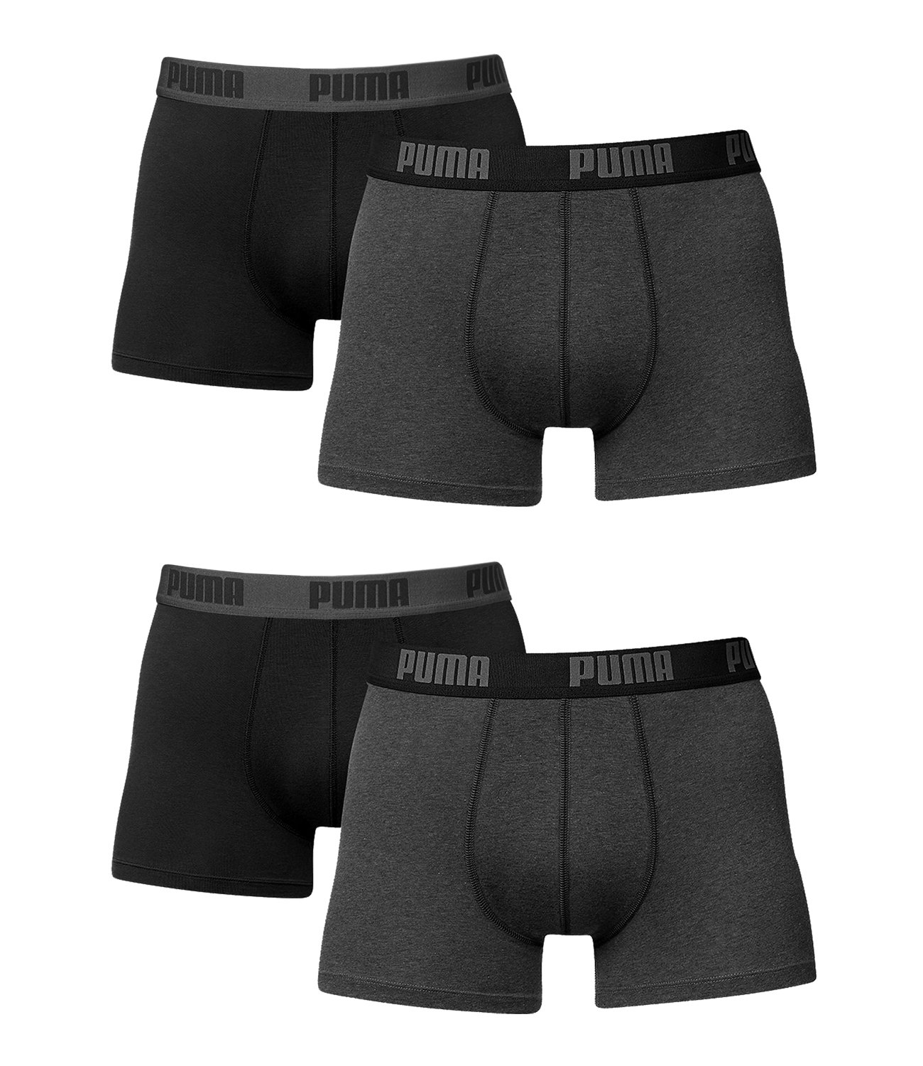 Calzoncillos PUMA Caballero Boxershort Pack de 4 Calzones de Algodón 2