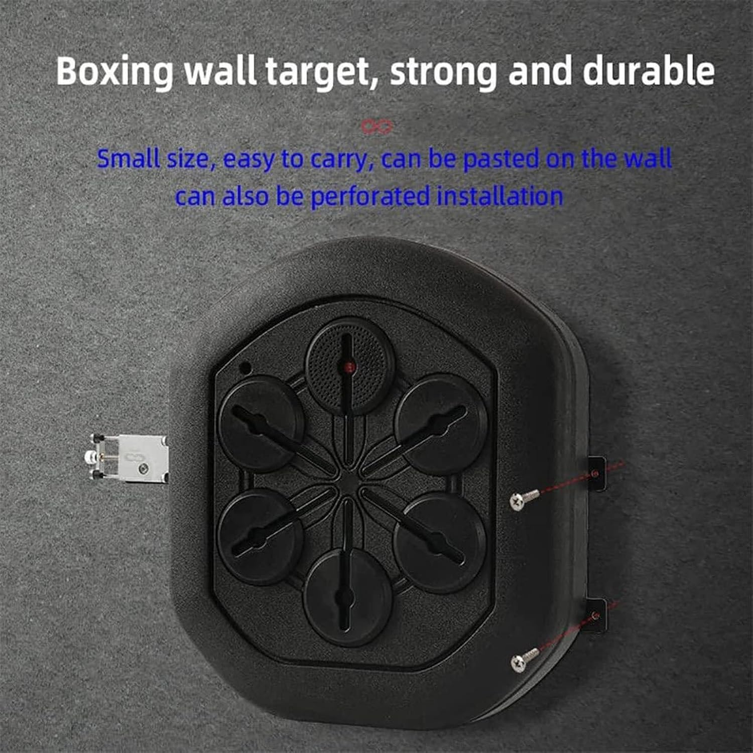 Wall Punch Boxing Mat,Training Mat for Martial Arts with Punching & Hand Protectors