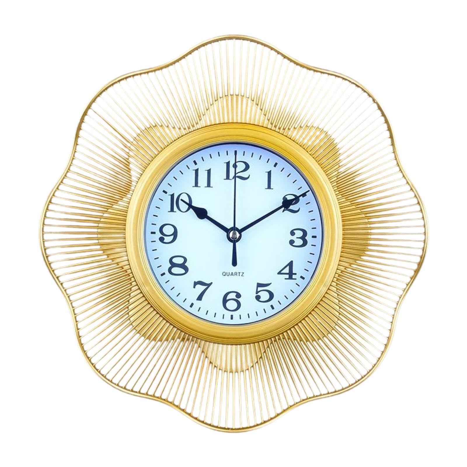 Horloge murale décorative pour habiller un mur vide sans faire de bruit