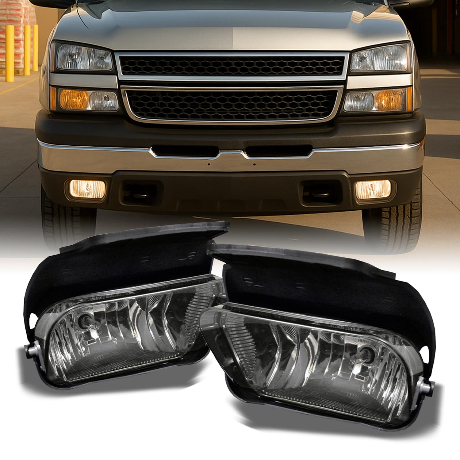 AKKON Smoke Housing Fog Lights
