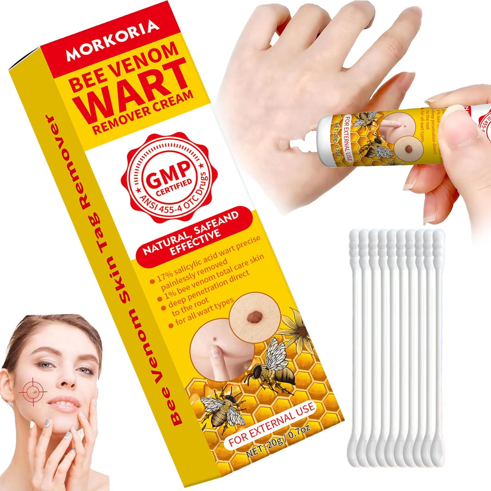 MORKORIA Bee Venom Wart Remover