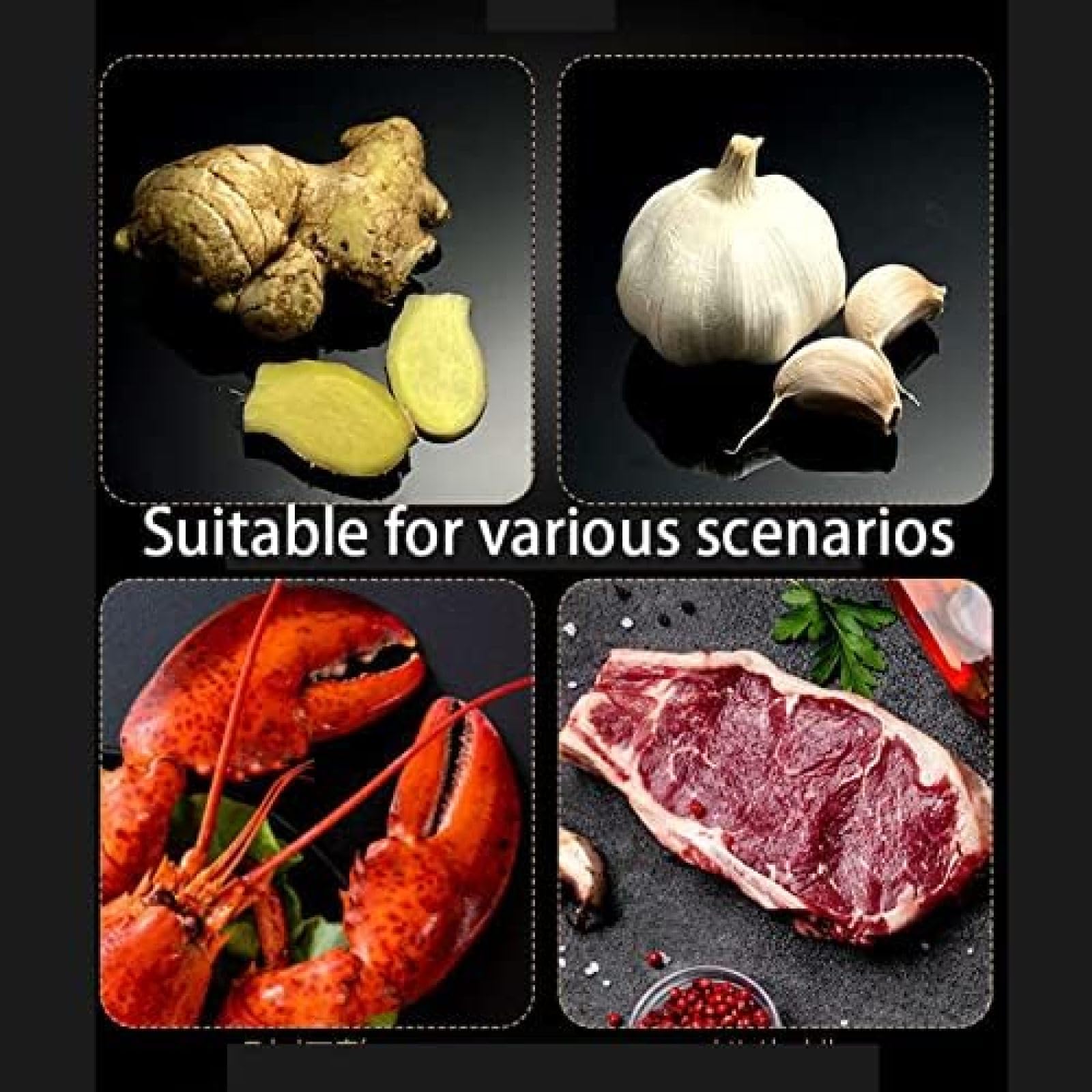 Meat Tenderizer Stainless Steel Hammer Mallet Tool Dual