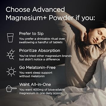 JSHealth Magnesium Powder for Sleep. 400mg Triple-Form Glycinate, Citrate, Amino Acid Chelate. Raspberry Lemonade. By Nutritionist Jessica Sepel (30 Servings) - Raspberry Lemonade