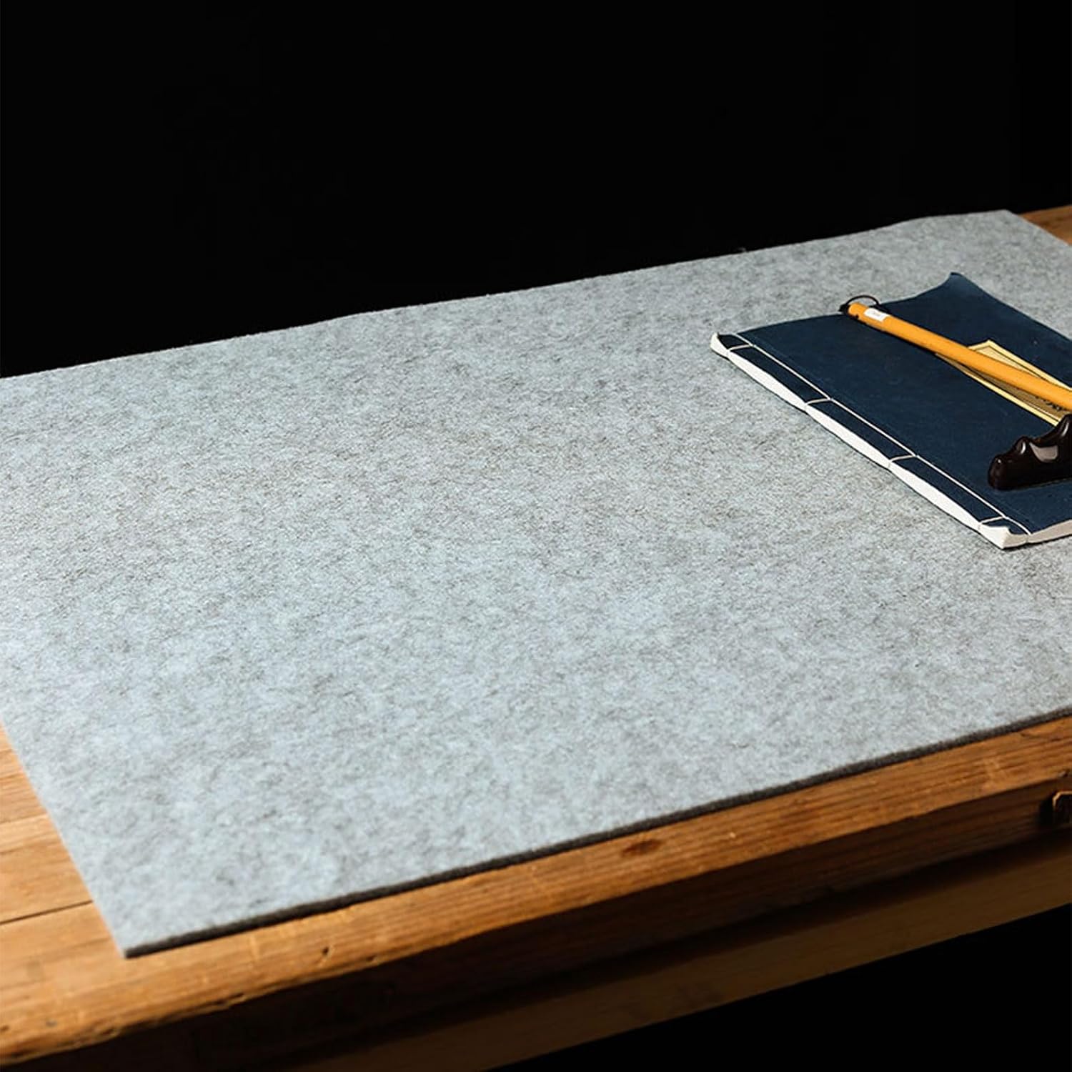 Chinese Calligraphy Mat for Student Adult Chinese Calligraphy Practice Felt Mat Gridded Calligraphy Drawing Felt Pad