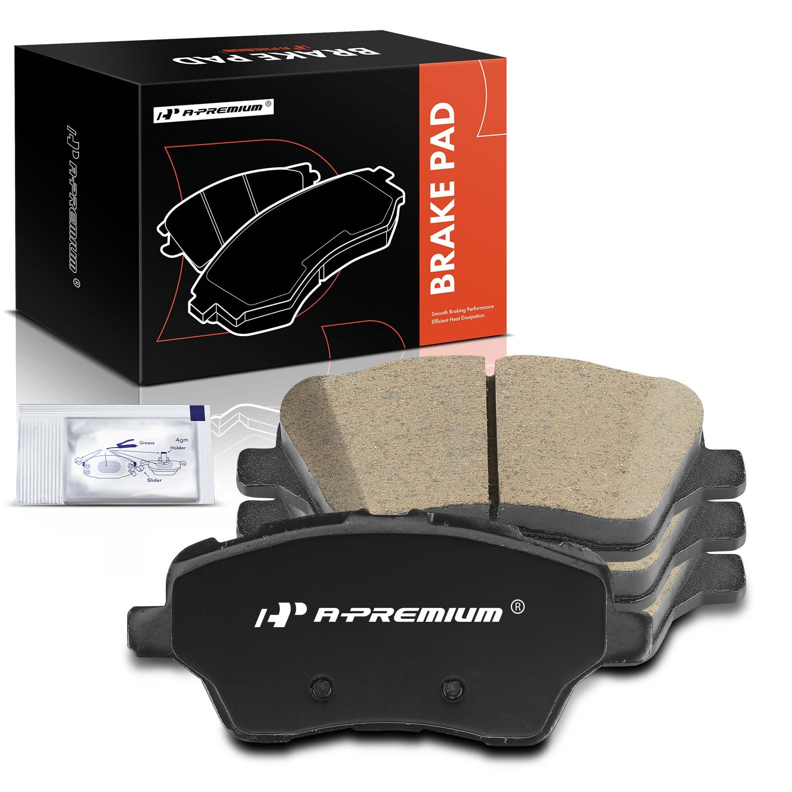 A-Premium Front Ceramic Brake Pads (Ford Fiesta ST 2014–2019)