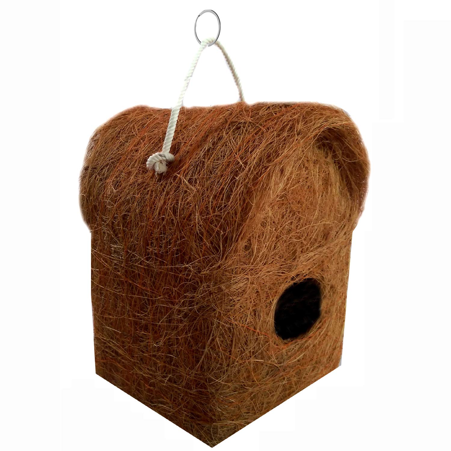 LIVEONCE Safest Open Bird House Purely Handmadelove Birds/Sparrow/Small Birds/and Free coel nest (B0854CNW8J) Amazon Price History, Amazon Price Tracker
