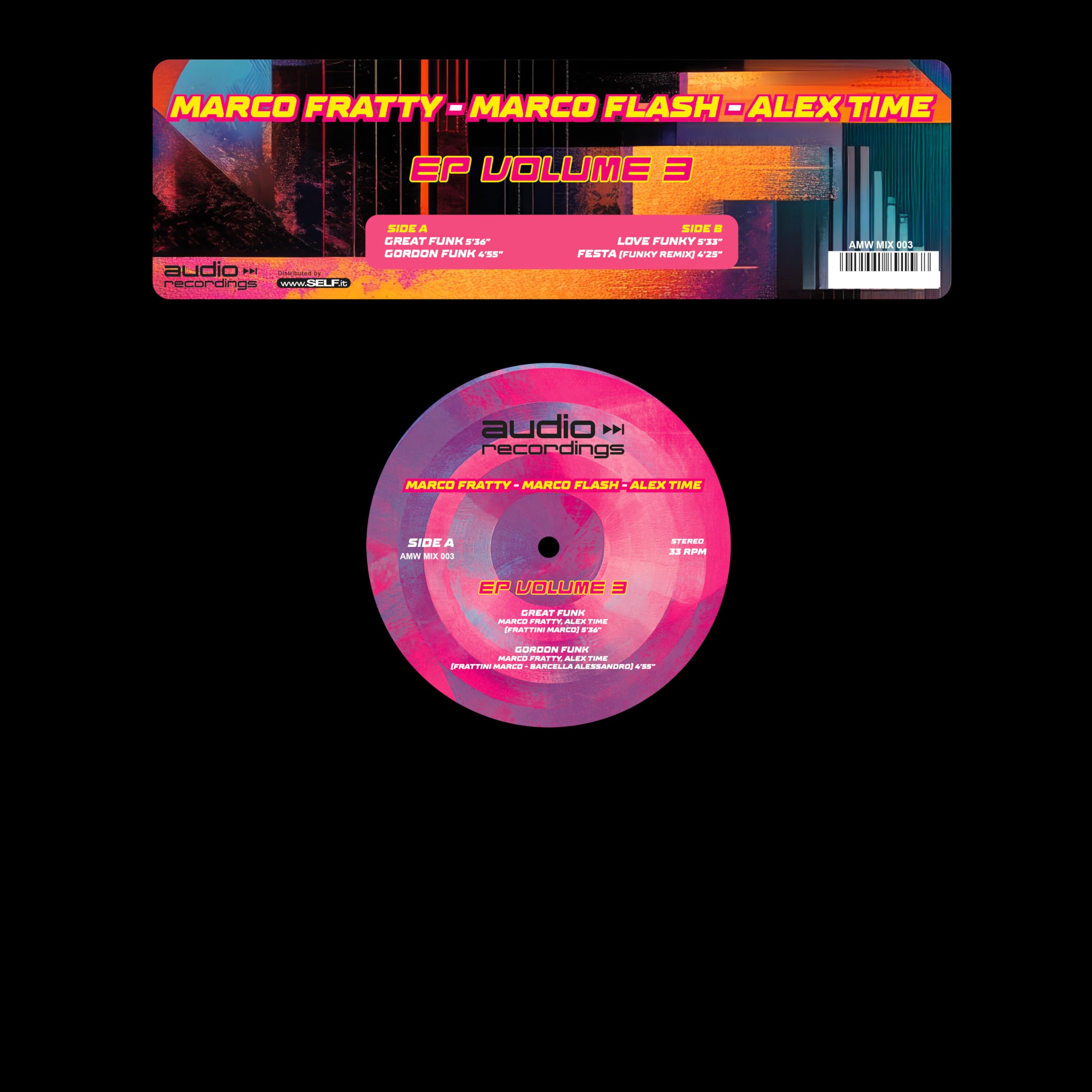 Marco Fratty Marco Flash Alex Time [Vinyl LP] [VINYL]
