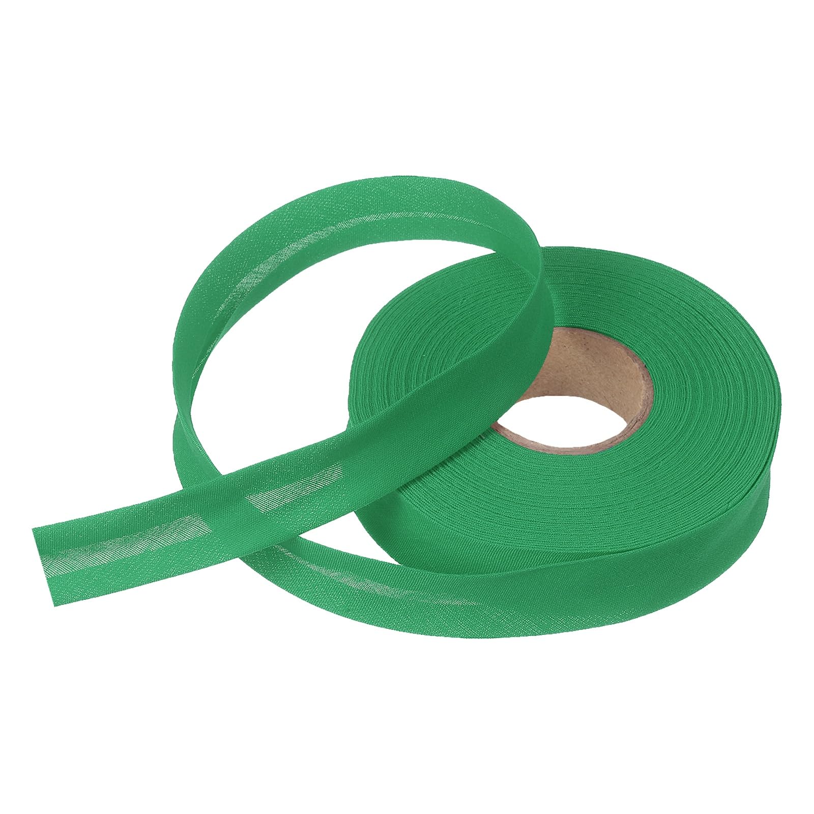 sourcing map 3/4 Inch Single Fold Bias Tape Polyester Continuous Bulk Bias Tape for Sewing,Seaming Quilting Hemming Binding Crafts (Blue-Green 15 Yards)