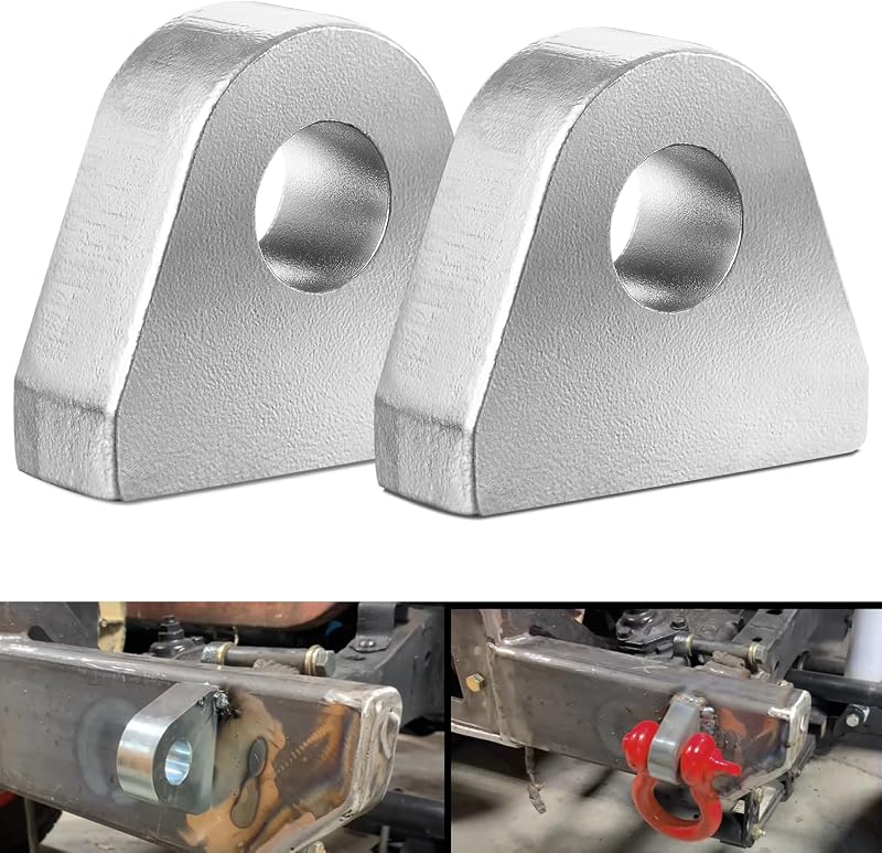 Suporte de manilha para solda Camoo em aço fundido – Conjunto com 2 unidades