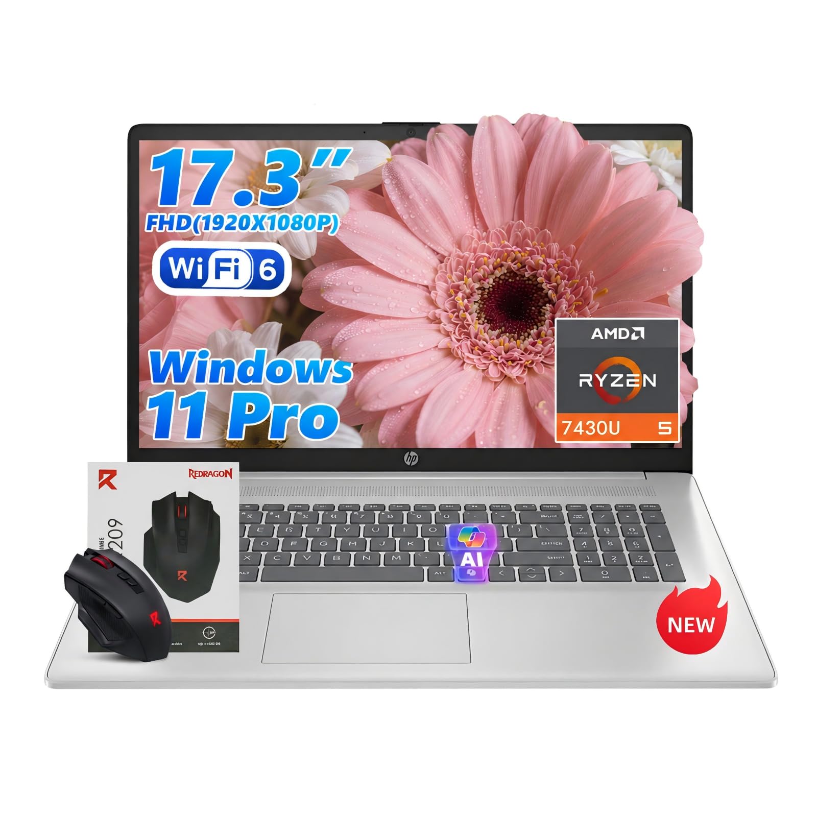 hp i7-8700 M.2＋4.0TB Win11 Pro 16GB 使用少 Amazon.com: HP 17 inch laptops, AMD Ryzen 5 7430U(Beats i7-1355U