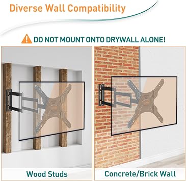 ELIVED 749mm Long Reach TV Wall Bracket for Most 26-60inch Flat TVs