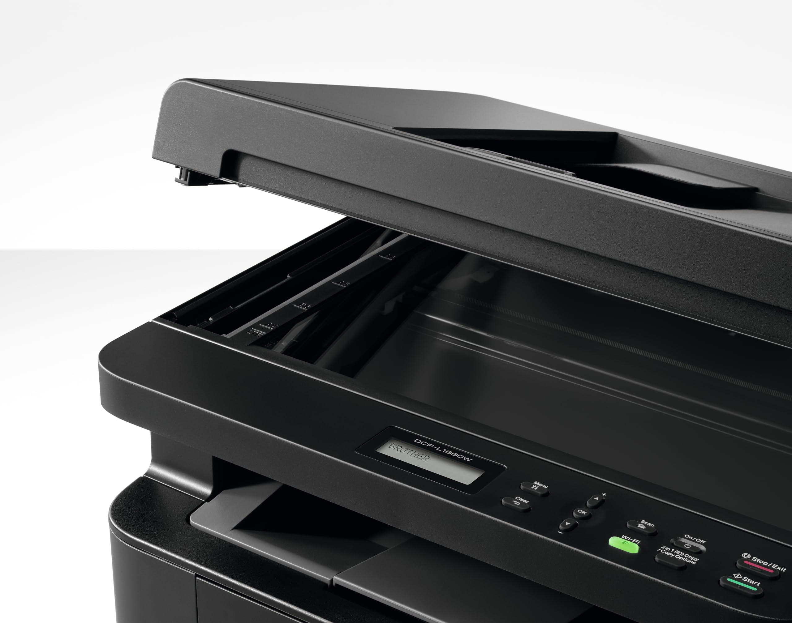 Brother DCPL1660W Monocromatica Multifunzione Laser 20 ppm WiFi LAN USB Cassetto 150 ADF 10 fogli