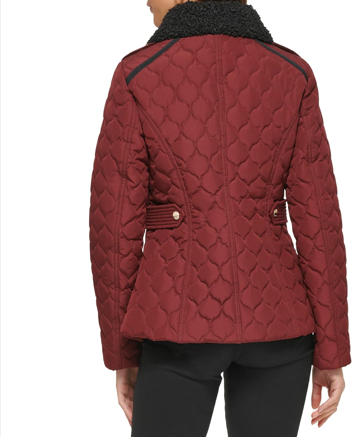 GUESS Womens Guess Women's Quilt Short Light-weight Jacket