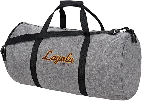 Miniatura 139 de Collegiate Primary Logo Collection Bolsa de lona ligera para deportes y gimnasio plegable para viajes, Bob Jones Bruins