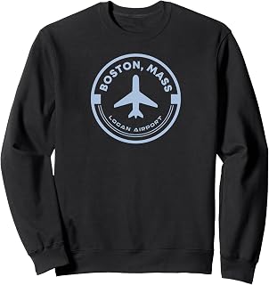 Boston Mass Logan Airport Sweatshirt