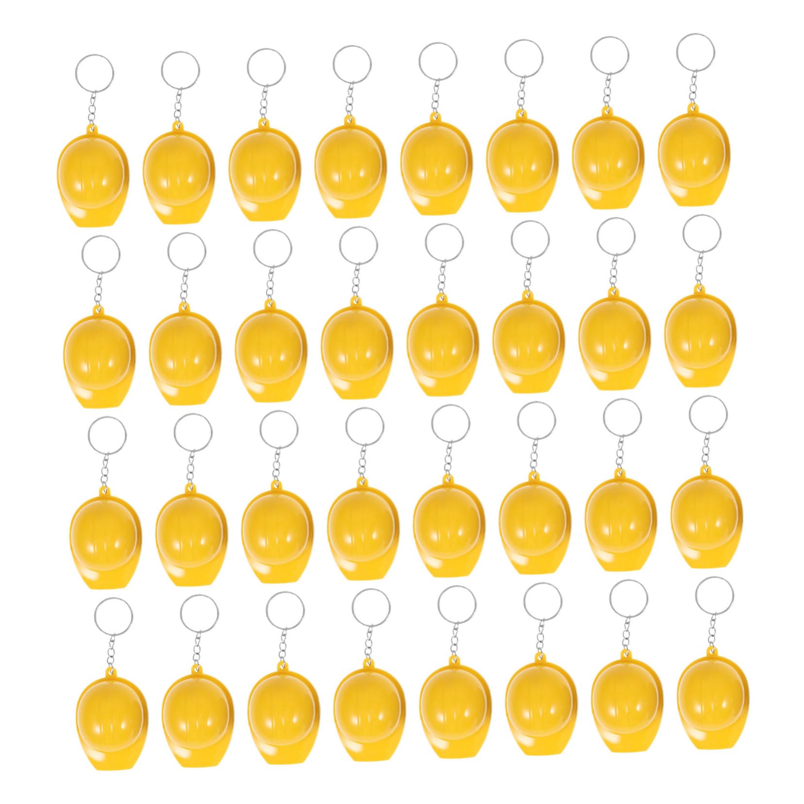 Porte-clés casque mini jaune : animez une fête d'enfants sans stress