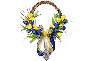 Beautiful Ukraine Tulip Wreath for Door