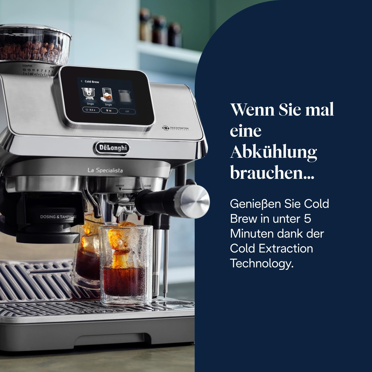 De'Longhi La Specialista Touch - Espressomaschine 10 Getränke Metall