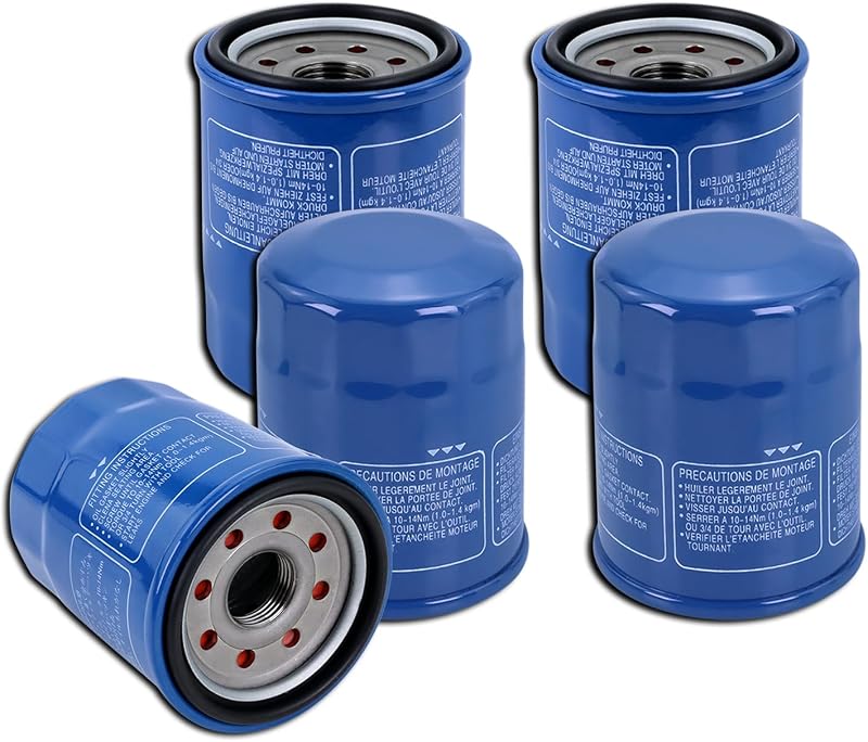 Filtro de óleo do motor Kefly 15400-PLM-A02 para Honda e Acura – Kit com 5 unidades