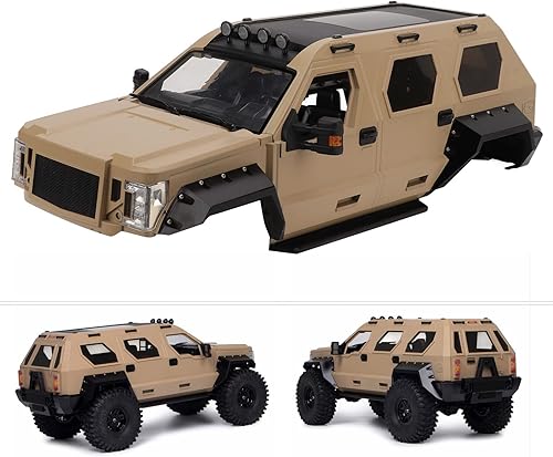 Miniatura 3 de Carrocería de automóvil a control remoto, carcasa de 12.756 in de distancia entre ejes moldeada, tornillo de desierto transparente, plástico rígido