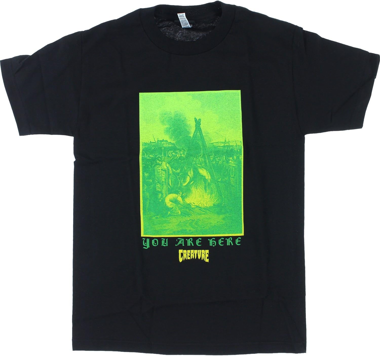 Creature Skateboards Torture Black T-Shirt - Large