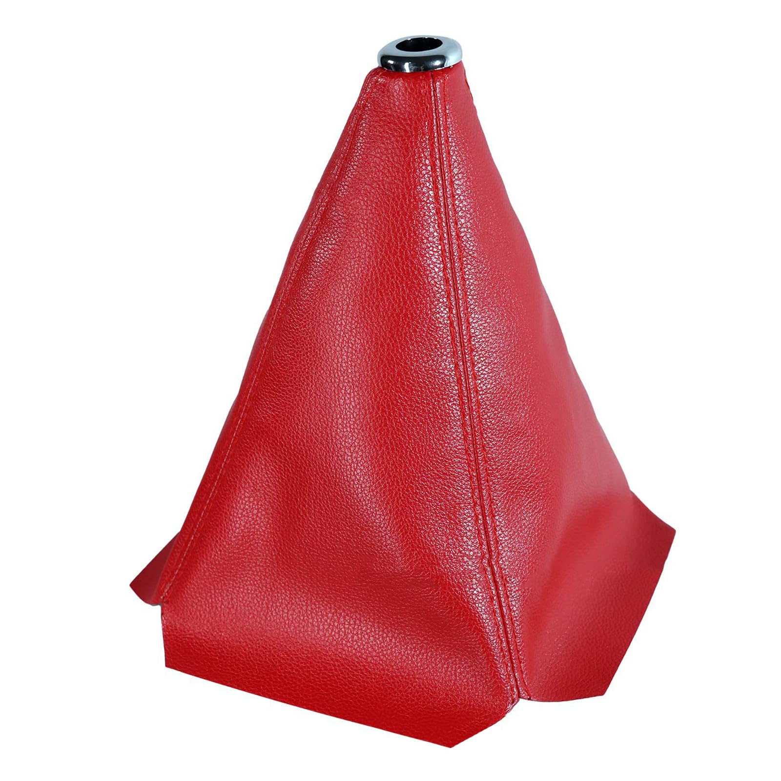 Zwwaazhf Red Lin Shifter Boot Cover Knob Pu Leather Boot For Automatic/Manual Gear Car Gear