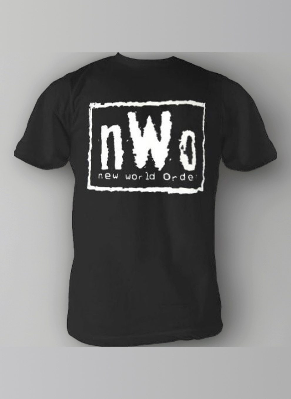 New World Order NWO Wrestling Adult Black T-Shirt