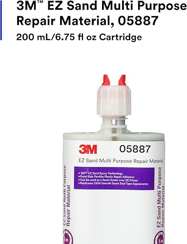 Miniatura 2 de 3M EZ Sand - Material de reparación multiusos, 05887, listo para usar, adhesivo de acabado epoxi de dos partes, cartucho de 6.75 onzas líquidas