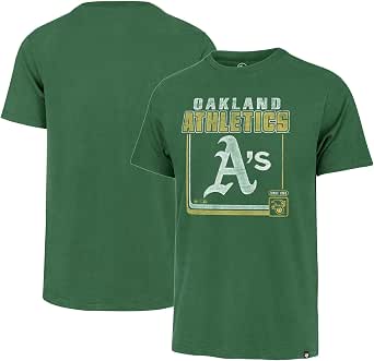 47 Brand MLB Men's Borderline Franklin Cooperstown Team Color Wordmark Short Sleeve Baseball T-Shirt