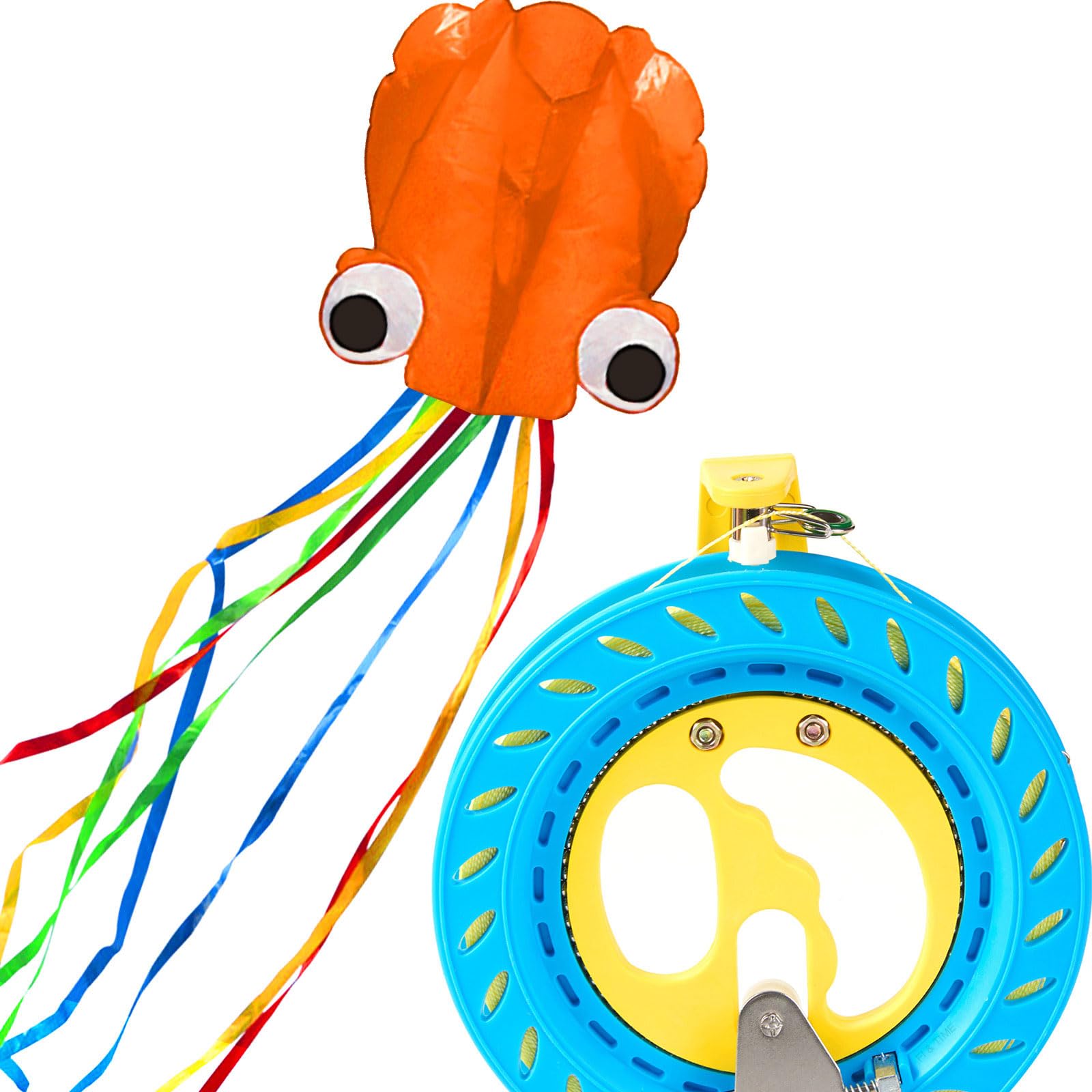 Amazon.co.jp: カイト タコ 凧 4m +糸巻きセット 凧揚げ 子供 大人