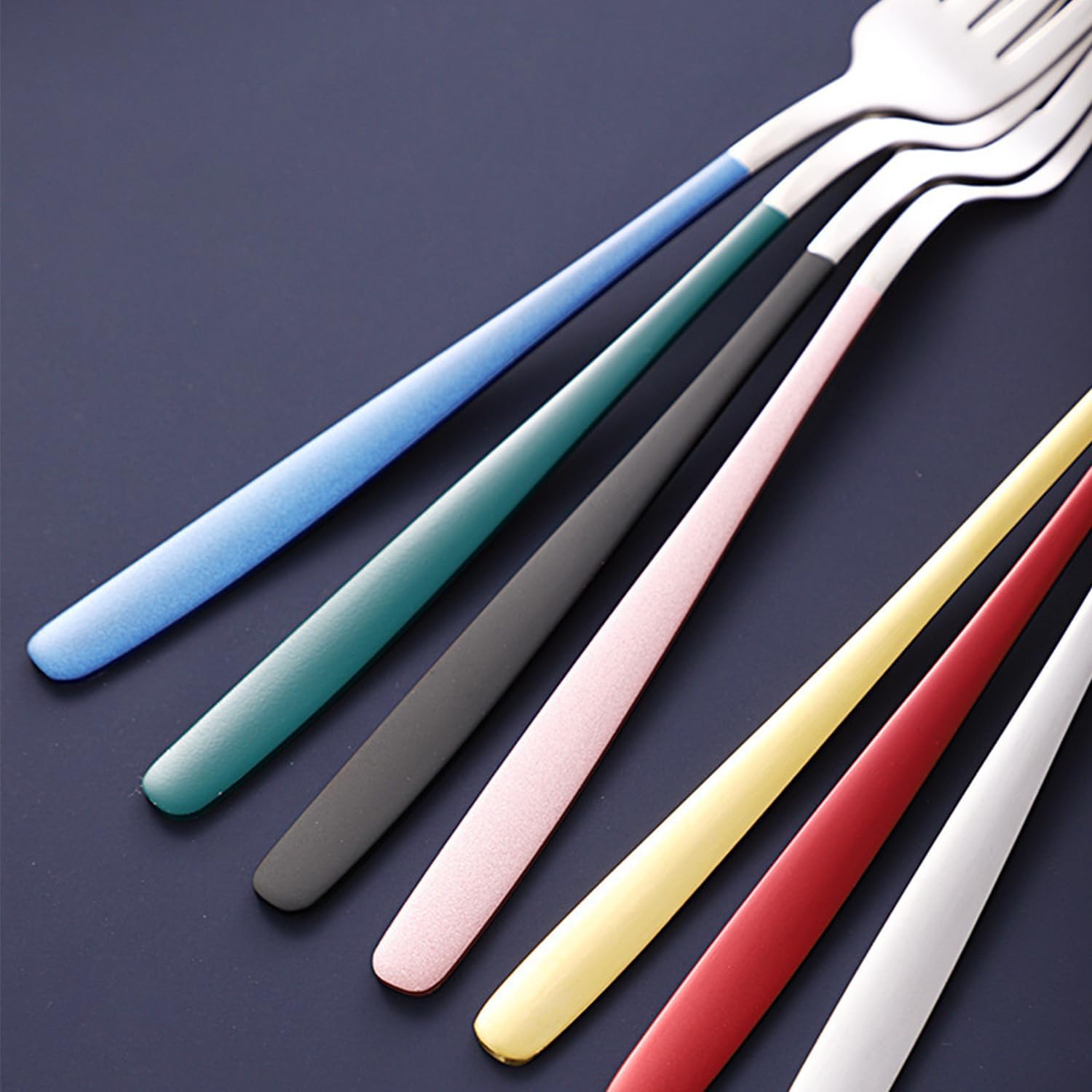 Lightweight Metal Cutlery Reusable Cutlery Set Suitable for Outdoor and Family Gatherings or Daily Use Stainless Steel Camping Utensils
