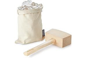 KITESSENSU Lewis Ice Bag and Mallet: Crushed Ice at Your Fingertips