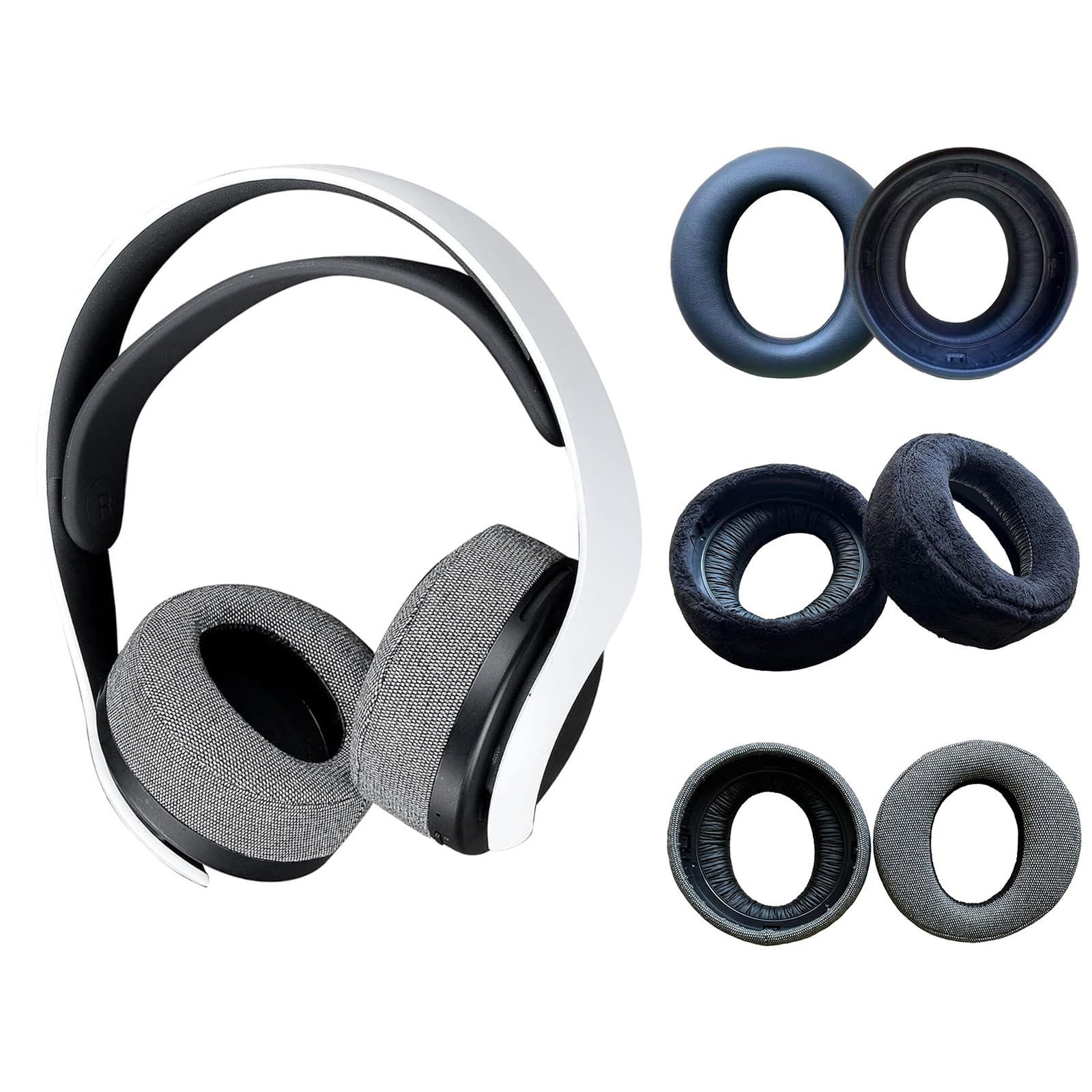 1 par de almohadillas para auriculares inalámbricos, almohadillas de espuma, pieza de repuesto para orejeras de esponja