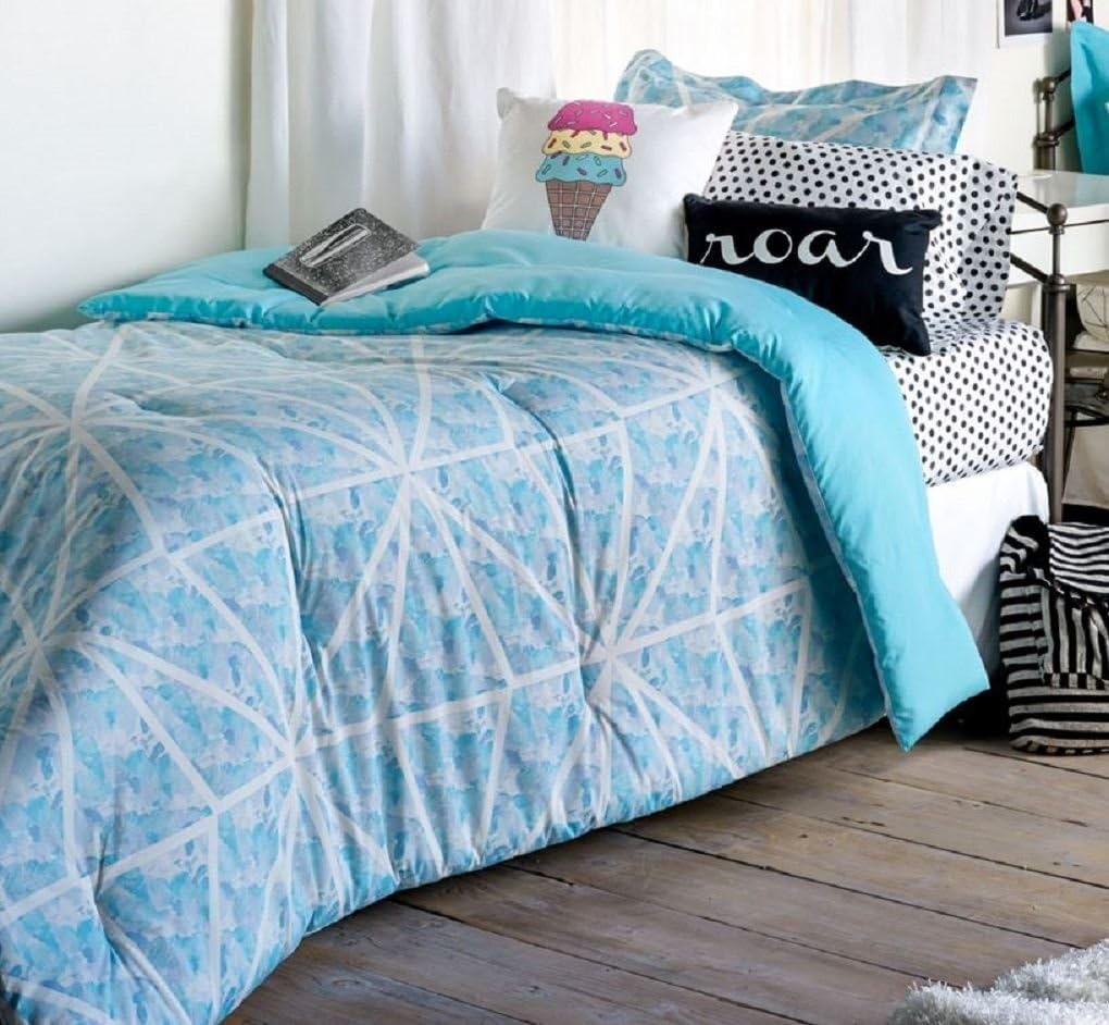 Dormify Reversible Poppy 3-Pc. Full Comforter Set Bedding