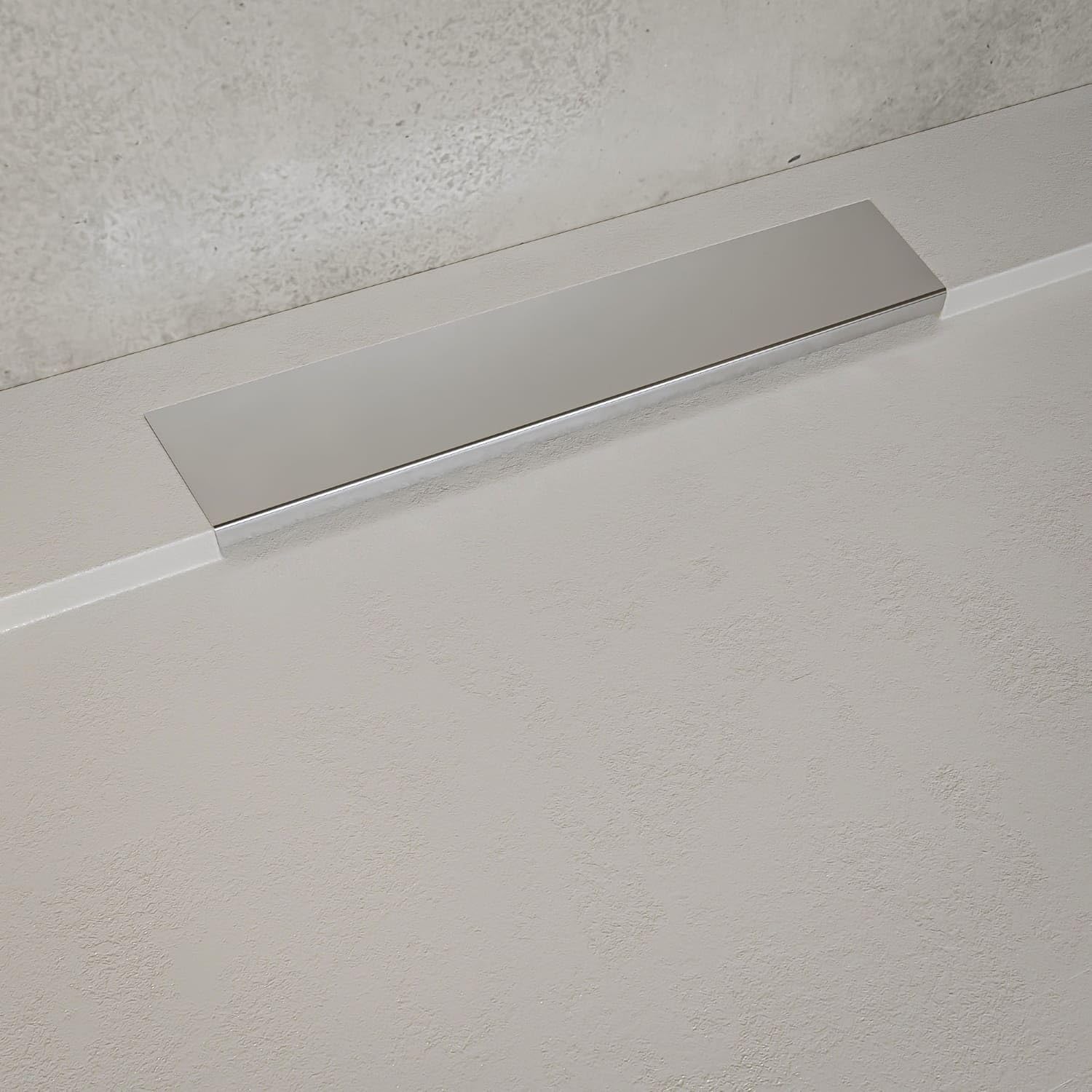 SoulHome Plato de Ducha Resina BLANCO ROTO 110X70 Diseño Elegante | Antideslizante C3, Extraplano, Resina y carga mineral, Textura Liso Piedra, Antibacteriano, Gel-coat, Incluye válvula desagüe