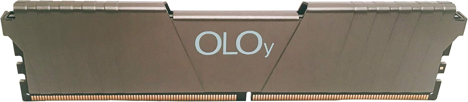 OLOy DDR4 RAM 16GB (1x16GB) Black Saturn 2400 MHz CL17 1.2V 288-Pin Desktop UDIMM (MD4U1624170BB1SB)