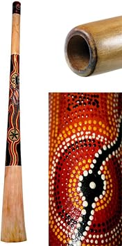 Didgeridoo Teak Wood Painted 51 inch
