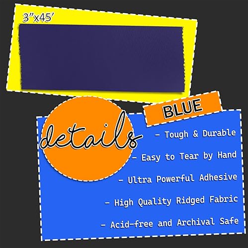 Miniatura 28 de Koltose by Mash Cinta blanca para encuadernación, cinta de reparación de libros de tela para encuadernadores, manualidades semitransparentes