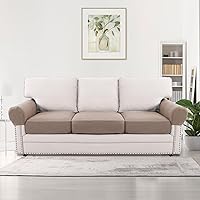 Vista 100 de H.VERSAILTEX Multi-Pieces Sofa Covers Stretch Couch Covers Form Fitted Seats and Back Cushions Covers