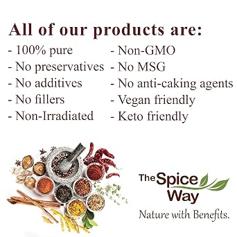 The Spice Way Ground Black Pepper - 8 oz Fine Ground Pepper - Black Pepper Powder used for Steak, Eggs, Chicken and More - Black Pepper Ground for Cooking- Fine Ground Black Pepper Pantry Staple