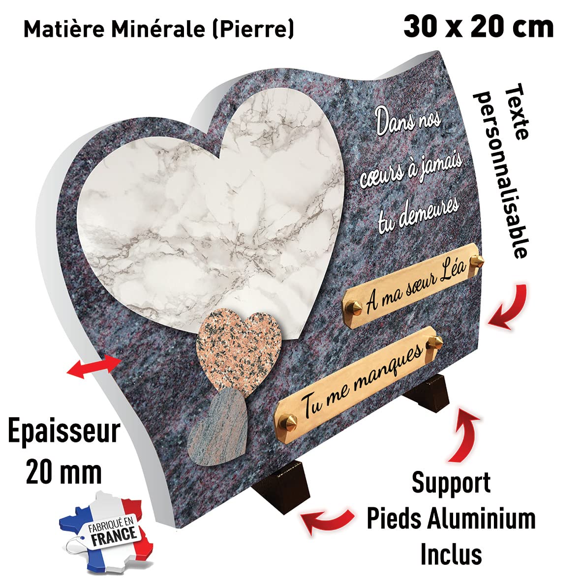 Plaque funéraire à Personnaliser