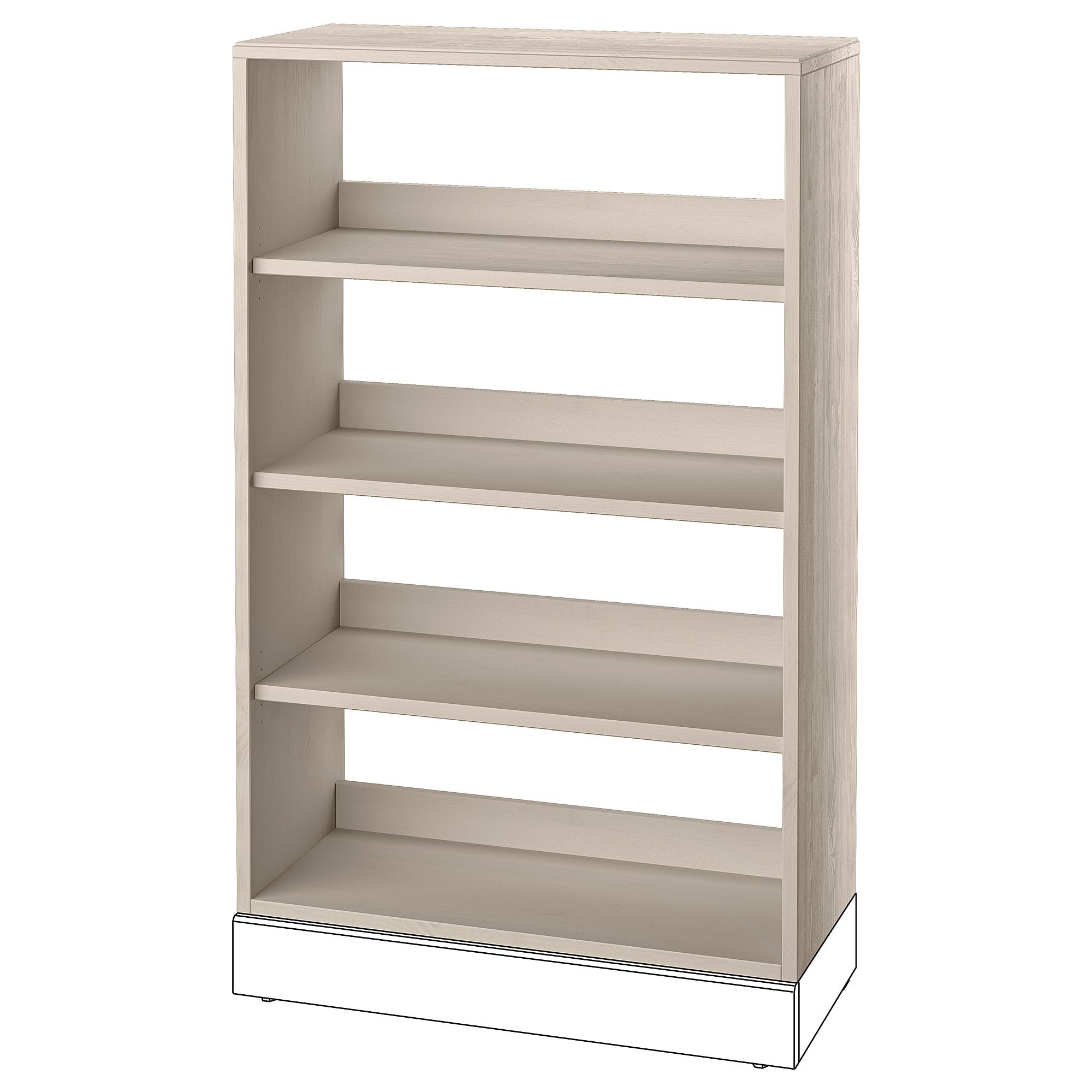 HAVSTA Étagère gris-beige ProTuning bibliothèque meuble bas bois