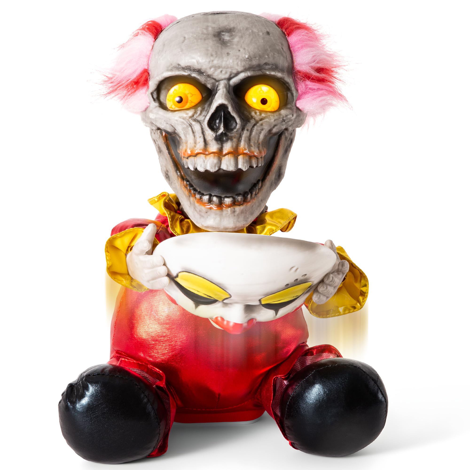 Clown animatronique Halloween pour animer votre maison avec un cirque effrayant