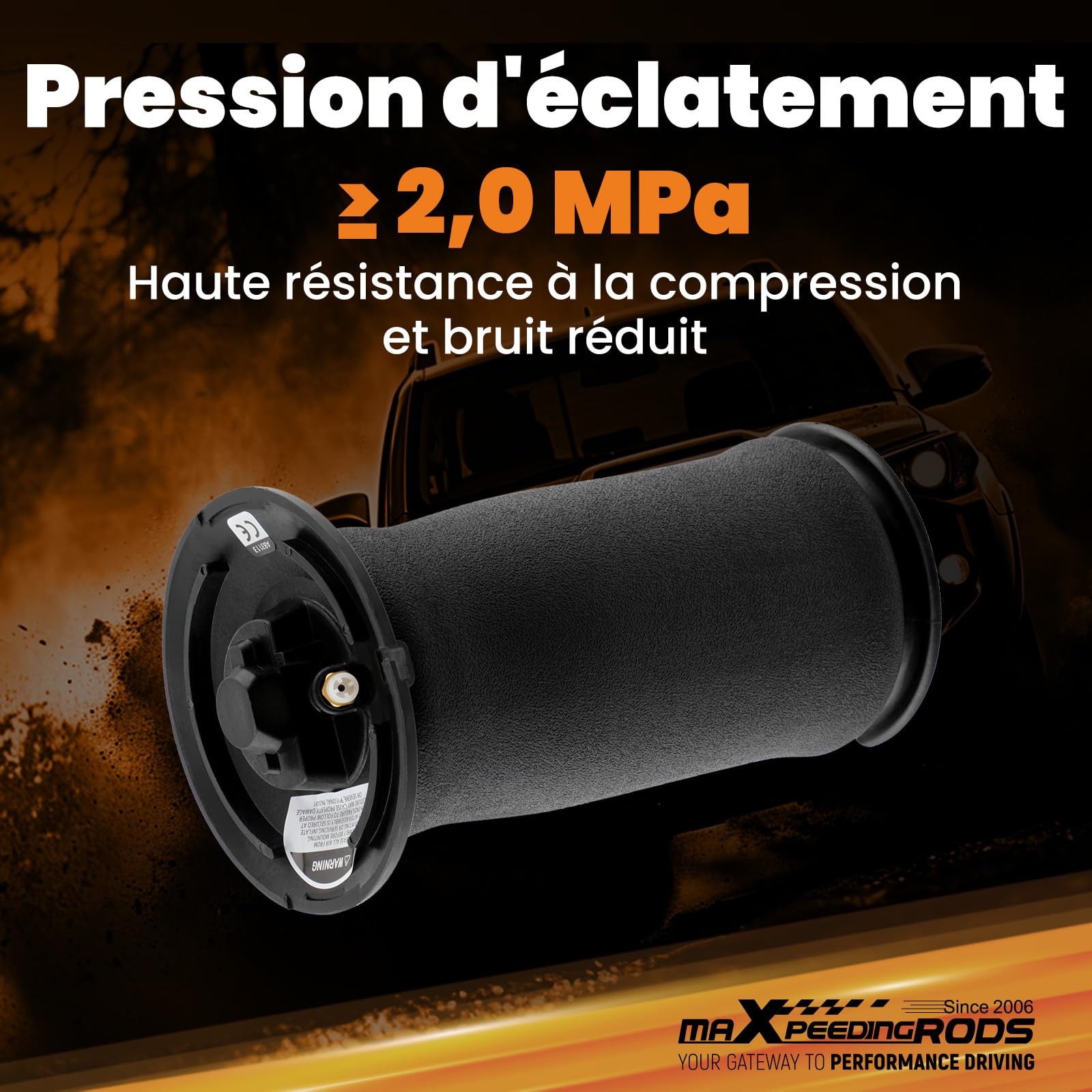 maXpeedingrods 2x Suspension Pneumatique Luftfeder L+R pour BMW 5er E61/E60 | OE 37126765602, 37 12 6 765 602, 37126765603, 37 12 6 765 603