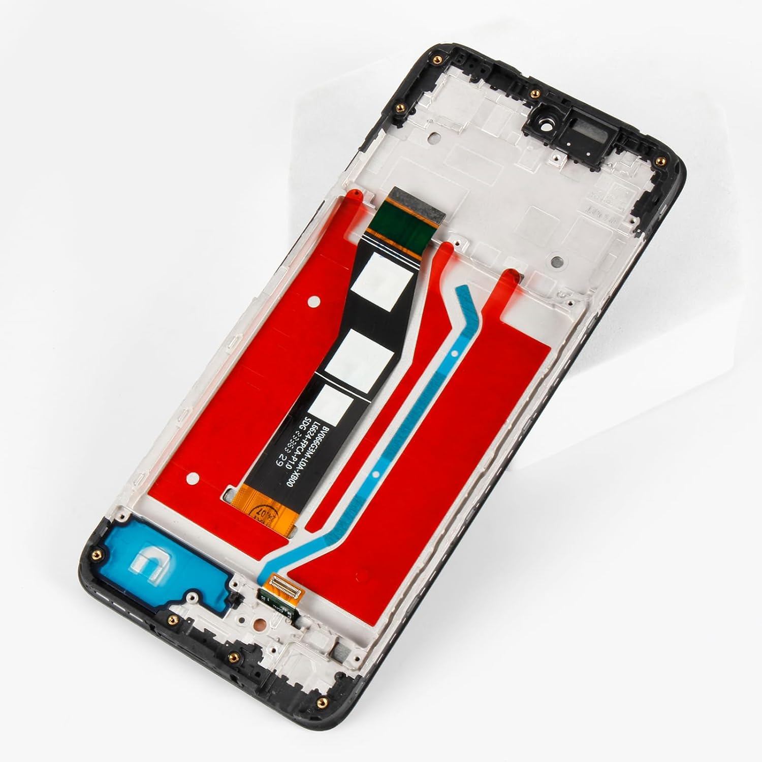 for Motorola Moto G 5G 2024 6.6" Screen Replacement with Frame LCD Display XT2417-1 XT2417 Touch Digitizer Screen Assembly with Repair Tools