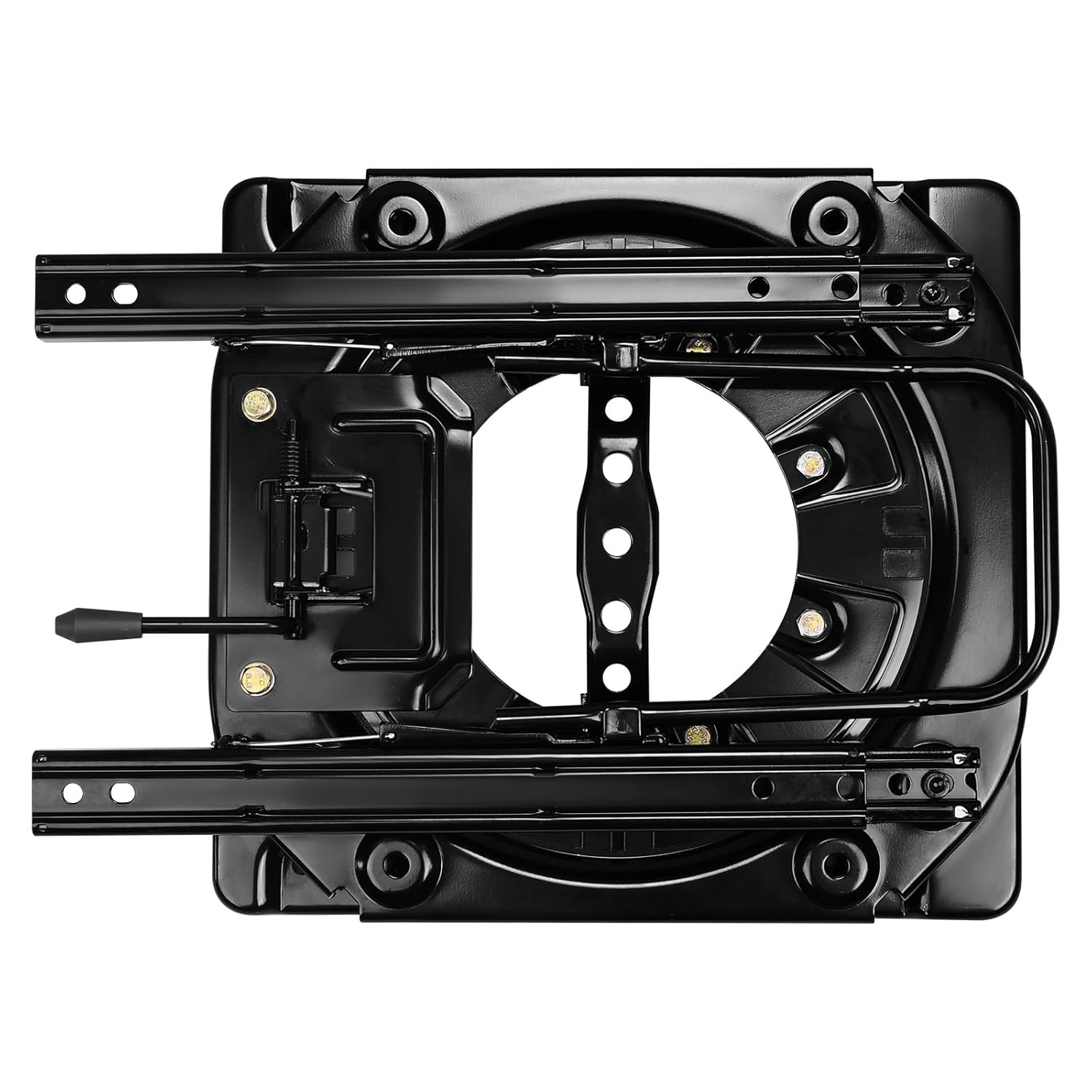 Generic Heavy Duty Seat Swivel Base W/Slider 130kg Load Adjustable Car Chair Swivel Base 360 Degree Rotatable for RV Van Boat Truck Bus