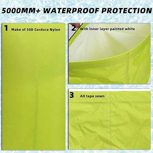 Miniatura 3 de Desoto Bolsa seca impermeable  Mochila impermeable enrollable mantiene el equipo seco, PU5000 mm, para kayak, canotaje, senderismo, camping