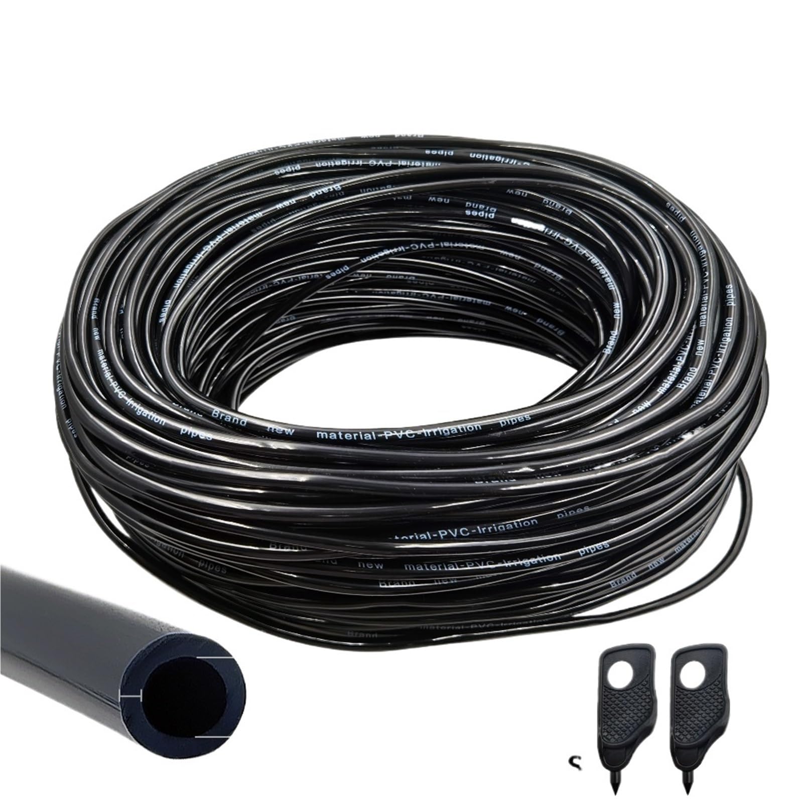 di irrigazione a goccia fai da te da 5M-25M, irrigazione automatica con tubo da giardino, kit di irrigazione a goccia micro con gocciolatori regolabili(10M Hose)