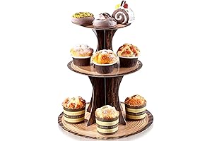 Woodland Cupcake Stand: Whisk Away the Charm for a Captivating Celebration