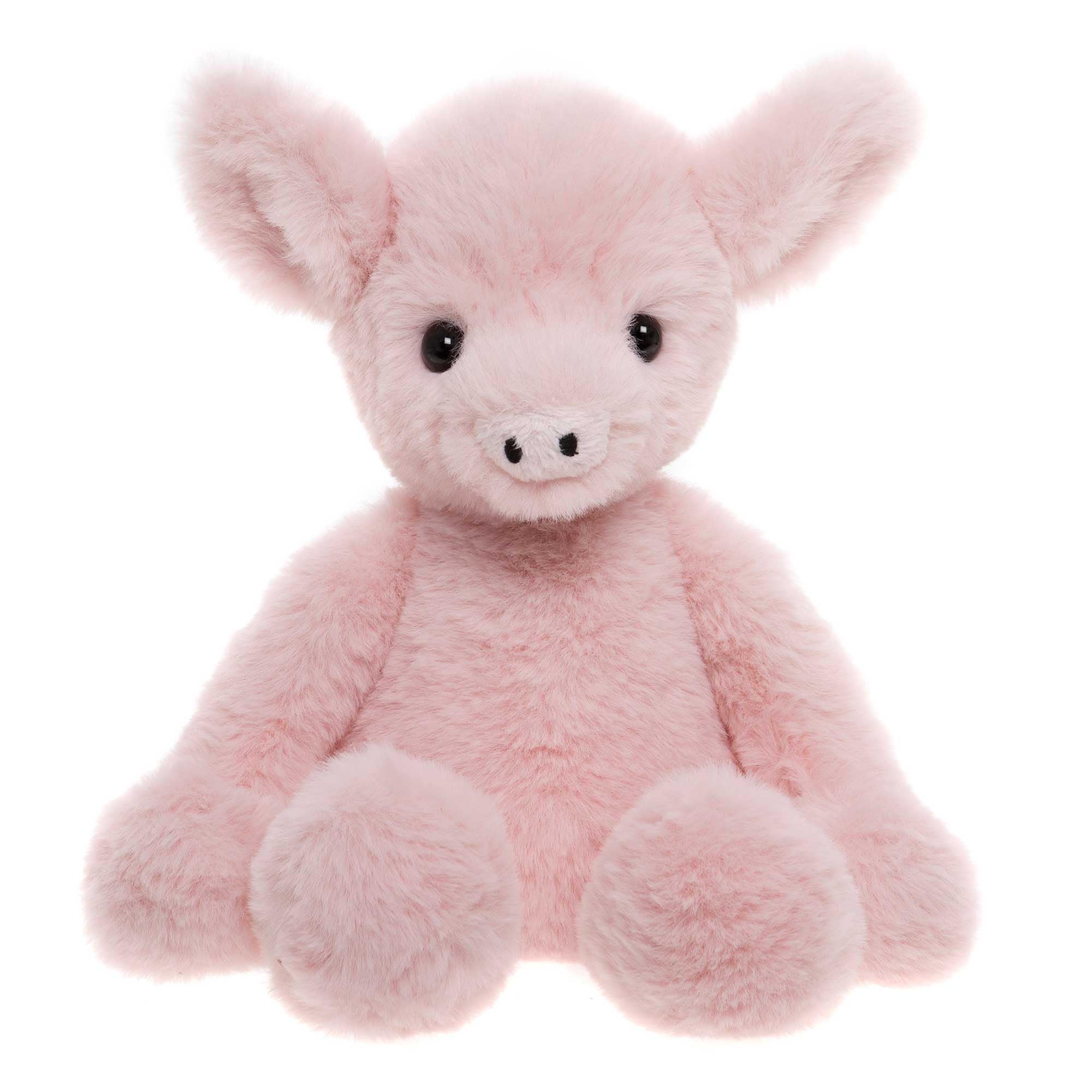 Charlie Bears Truffles Piglet | Bubblegum Pink Medium | Pig Plush Toy for Newborns, Kids and Adults
